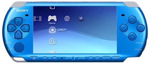 PSP Slim&Lite 3000 Console, Vibrant Blue, Boxed